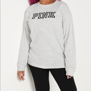 Victoria’s Secret Pink Long Sleeve Campus Tee